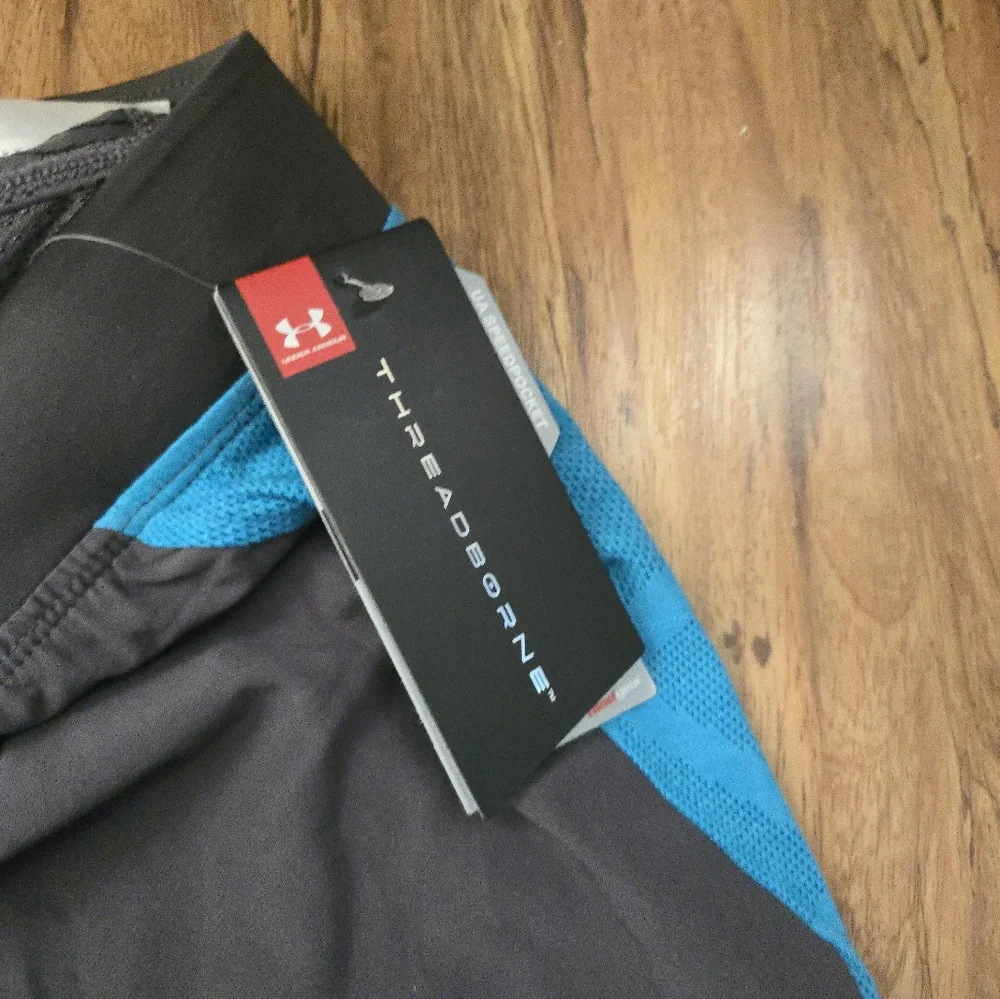 Under Armour Heatgear Athletic Shorts Men 3XL Grey Blue NWT 092025 - Picture 5 of 7